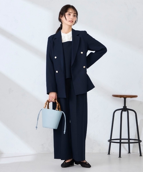 a.v.v(アーヴェヴェ)の「【2WAY】ビスチェ(その他トップス・レディース・ベージュ/ネイビー・39)」の15枚目の写真