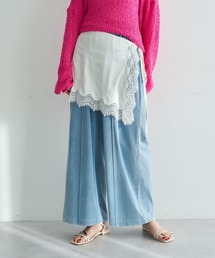 Editt by YECCA VECCA | 【2点SET】レイヤードワイドパンツ(その他パンツ)