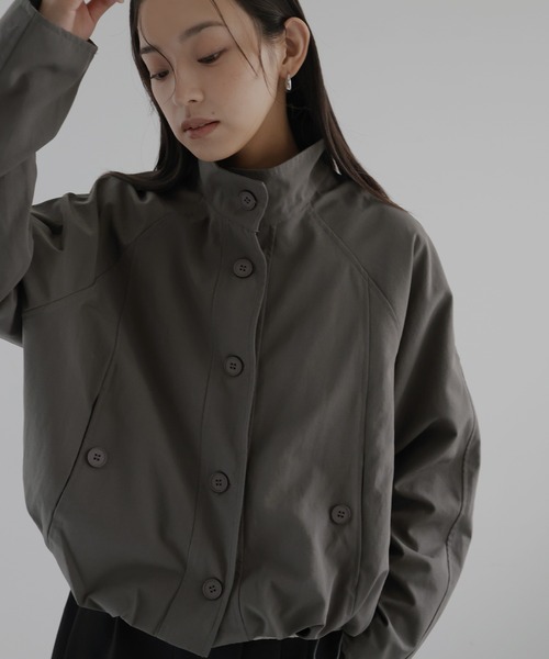 hellam スタンドカラーショートブルゾン hellam｜スタンドカラーショートブルゾン | Rakuten Fashion(楽天