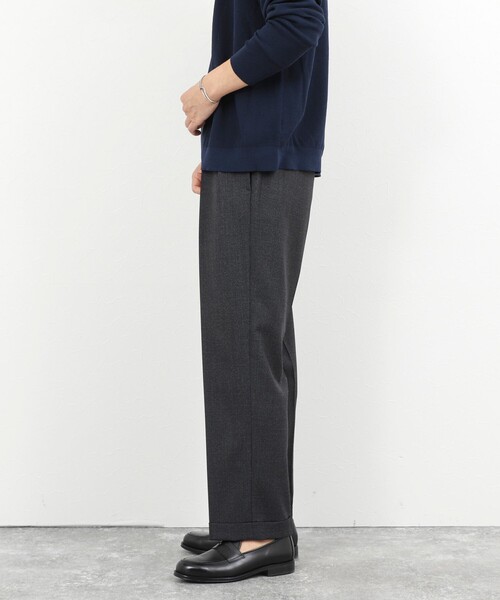 NOLLEY’S（ノーリーズ）の「ウォッシャブルウールワイドスラックス 26SS（スラックス・メンズ・チャコールグレー/ベージュ/ブルー系その他・S/M/L/XL）」の7枚目の写真