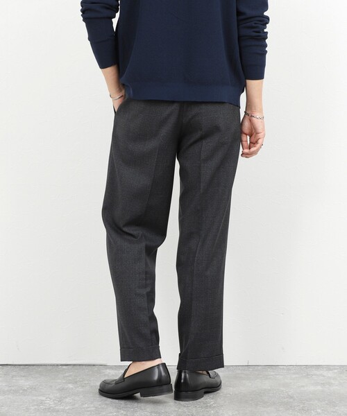 NOLLEY’S（ノーリーズ）の「ウォッシャブルウールワイドスラックス 26SS（スラックス・メンズ・チャコールグレー/ベージュ/ブルー系その他・S/M/L/XL）」の9枚目の写真