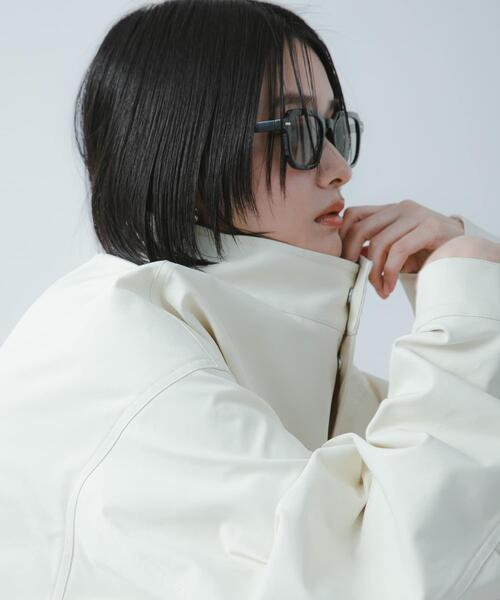 SENSE OF PLACE by URBAN RESEARCH（センスオブプレイスバイアーバンリサーチ）の「『撥水/防花粉』SKINProof ミリタリージャケット（ミリタリージャケット・レディース・アイボリー/ブラック・ONE）」の7枚目の写真