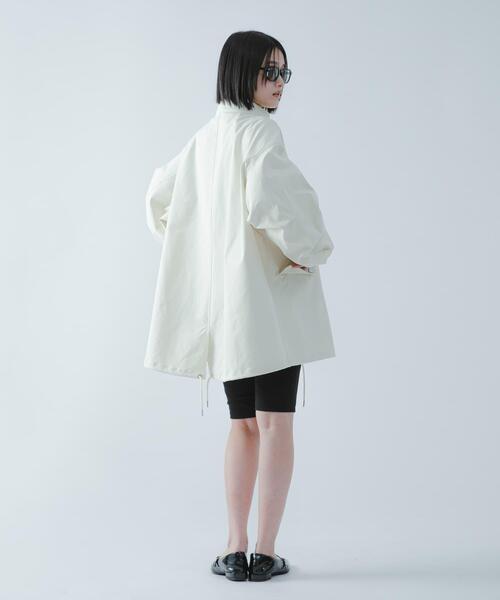 SENSE OF PLACE by URBAN RESEARCH（センスオブプレイスバイアーバンリサーチ）の「『撥水/防花粉』SKINProof ミリタリージャケット（ミリタリージャケット・レディース・アイボリー/ブラック・ONE）」の13枚目の写真