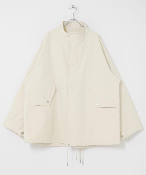 SENSE OF PLACE by URBAN RESEARCH（センスオブプレイスバイアーバンリサーチ）の「『撥水/防花粉』SKINProof ミリタリージャケット（ミリタリージャケット・レディース・アイボリー/ブラック・ONE）」の14枚目の写真