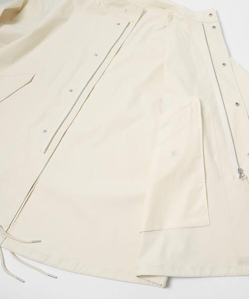 SENSE OF PLACE by URBAN RESEARCH（センスオブプレイスバイアーバンリサーチ）の「『撥水/防花粉』SKINProof ミリタリージャケット（ミリタリージャケット・レディース・アイボリー/ブラック・ONE）」の17枚目の写真