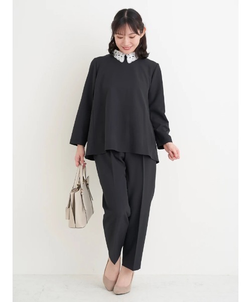 Re-J&SUPURE(リジェイアンドスプル)の「【大きいサイズ】【Wクロス】テーパードパンツ(セットアップ可)(その他パンツ・レディース・ライトグレー/ネイビー/ブラック・XX-LARGE/XXX-LARGE/XXXX-LARGE)」の17枚目の写真