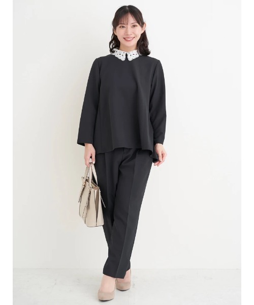 Re-J&SUPURE(リジェイアンドスプル)の「【大きいサイズ】【Wクロス】テーパードパンツ(セットアップ可)(その他パンツ・レディース・ライトグレー/ネイビー/ブラック・XX-LARGE/XXX-LARGE/XXXX-LARGE)」の19枚目の写真