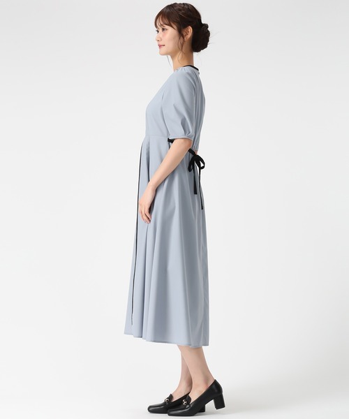 MISCH MASCH(ミッシュマッシュ)の「2026春夏新作 フロントプリーツ配色ワンピース(ワンピース・レディース・ブルー/ホワイト/グリーン・S/M)」の13枚目の写真