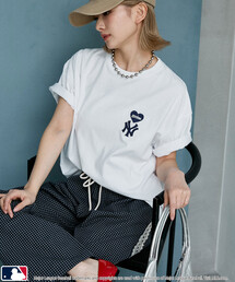 PUBLUX | PUBLUX/パブリュクス 別注MLB ワンポイントハートTシャツ 限定展開(Tシャツ/カットソー)
