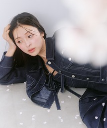 JILL by JILL STUART | デニムライク配色ステッチジャケット(デニムジャケット)