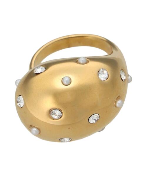 Te chichi（テチチ）の「パールビジューボリュームリング（ピアス（両耳用）・レディース・ゴールド・F）」の2枚目の写真