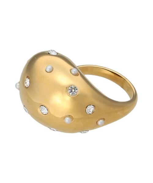 Te chichi（テチチ）の「パールビジューボリュームリング（ピアス（両耳用）・レディース・ゴールド・F）」の3枚目の写真