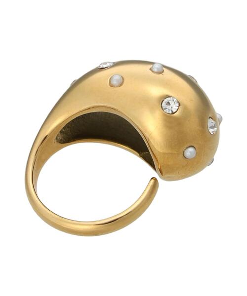 Te chichi（テチチ）の「パールビジューボリュームリング（ピアス（両耳用）・レディース・ゴールド・F）」の5枚目の写真