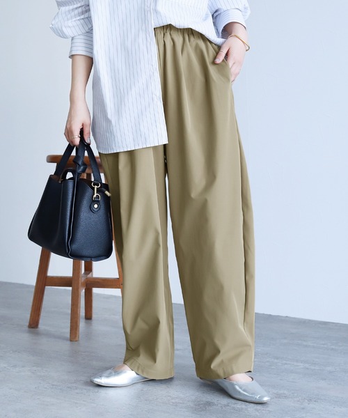 reca（レカ）の「タックコクーンパンツ（その他パンツ・レディース・ブラック/ベージュ/カーキ・M）」の12枚目の写真