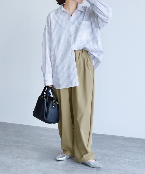 reca（レカ）の「タックコクーンパンツ（その他パンツ・レディース・ブラック/ベージュ/カーキ・M）」の13枚目の写真