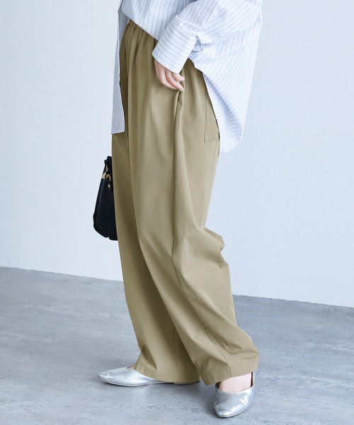 reca（レカ）の「タックコクーンパンツ（その他パンツ・レディース・ブラック/ベージュ/カーキ・M）」の14枚目の写真