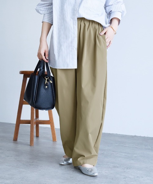 reca（レカ）の「タックコクーンパンツ（その他パンツ・レディース・ブラック/ベージュ/カーキ・M）」の15枚目の写真