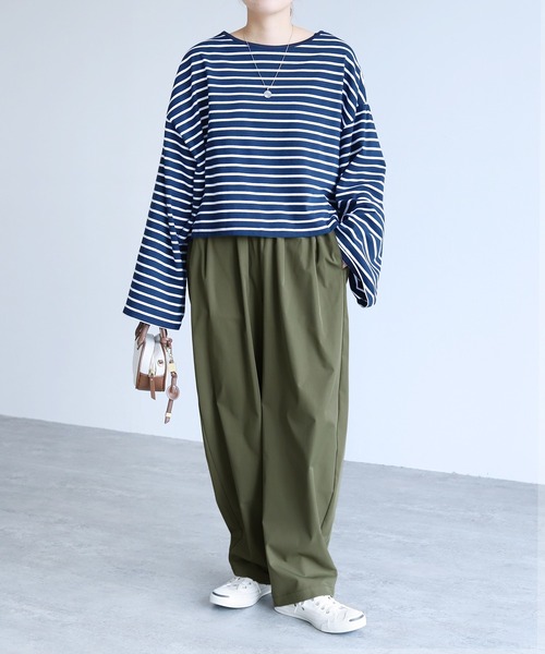 reca（レカ）の「タックコクーンパンツ（その他パンツ・レディース・ブラック/ベージュ/カーキ・M）」の11枚目の写真