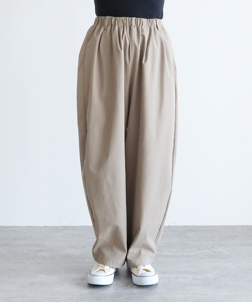 reca（レカ）の「タックコクーンパンツ（その他パンツ・レディース・ブラック/ベージュ/カーキ・M）」の16枚目の写真