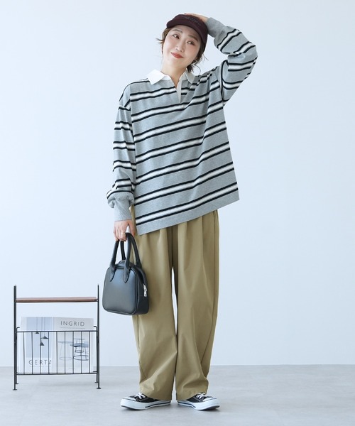 reca（レカ）の「タックコクーンパンツ（その他パンツ・レディース・ブラック/ベージュ/カーキ/ブラウン・M）」の22枚目の写真