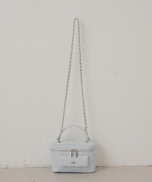 Chico(チコ)の「キルティングミニバニティバッグ(ショルダーバッグ・レディース・ブラック/ブルー/ホワイト/ピンク・FREE)」の17枚目の写真