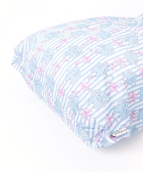Cath Kidston(キャスキッドソン)の「フォルダウェイ ショッパー Nana The Elephant(エコバッグ/サブバッグ・レディース・ブルー・FREE)」の6枚目の写真