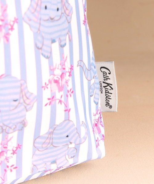 Cath Kidston(キャスキッドソン)の「フォルダウェイ ショッパー Nana The Elephant(エコバッグ/サブバッグ・レディース・ブルー・FREE)」の3枚目の写真