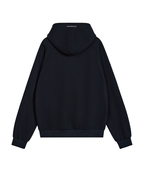 Rest&Recreation(レストアンドレクリエーション)の「OVERSIZED RAGLAN HOODIE - NAVY(パーカー・メンズ・その他・ONE)」の2枚目の写真