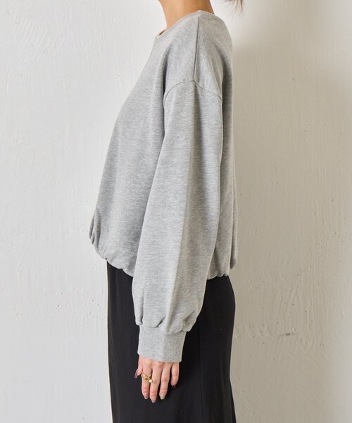 Jena espace merveilleux(ジェナ エスパスメルヴェイユ)の「裾バルーンプルオーバー(Tシャツ/カットソー・レディース・チャコールグレー/グレー/オフホワイト・FREE)」の14枚目の写真