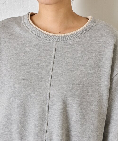 Jena espace merveilleux(ジェナ エスパスメルヴェイユ)の「裾バルーンプルオーバー(Tシャツ/カットソー・レディース・チャコールグレー/グレー/オフホワイト・FREE)」の17枚目の写真