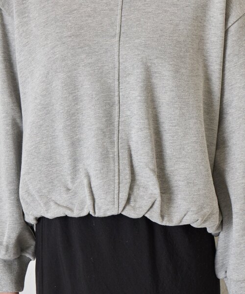 Jena espace merveilleux(ジェナ エスパスメルヴェイユ)の「裾バルーンプルオーバー(Tシャツ/カットソー・レディース・チャコールグレー/グレー/オフホワイト・FREE)」の19枚目の写真