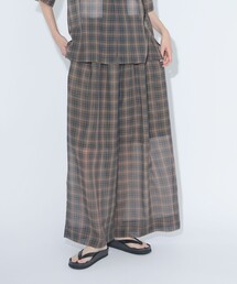 BEAMS BOY | maturely / ボイル チェック ワイド イージー(その他パンツ)