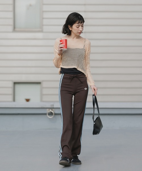 adidas(アディダス)の「adidas/アディダス SLOUCHY STRAIGHT LEG PANTS トレフォイルロゴ ストレート レッグ パンツ 2026年 夏 夏服 秋服(その他パンツ・レディース・ブラウン/ベージュ・S/M/L)」の19枚目の写真