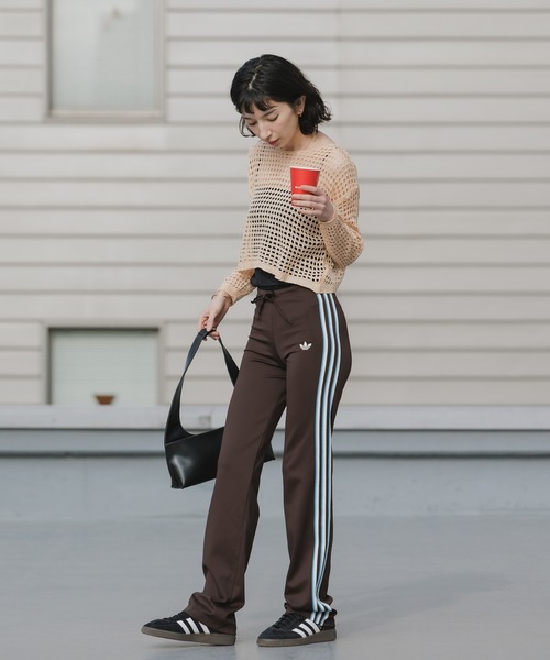 adidas(アディダス)の「adidas/アディダス SLOUCHY STRAIGHT LEG PANTS トレフォイルロゴ ストレート レッグ パンツ 2026年 夏 夏服 秋服(その他パンツ・レディース・ブラウン/ベージュ・S/M/L)」の21枚目の写真