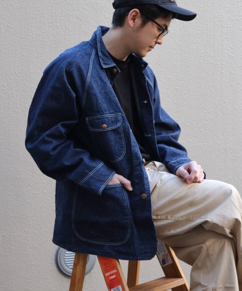orSlow(オアスロウ)の「orSlow/オアスロウ 1950'S デニム カバーオール 1950'S COVERALL(デニムジャケット・メンズ・ワンウォッシュ・2/3)」の1枚目の写真