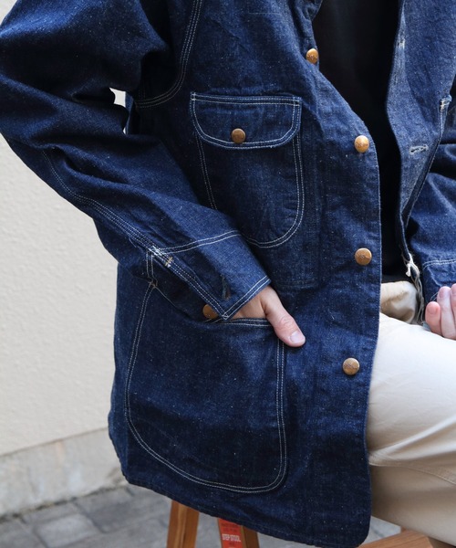 orSlow(オアスロウ)の「orSlow/オアスロウ 1950'S デニム カバーオール 1950'S COVERALL(デニムジャケット・メンズ・ワンウォッシュ・2/3)」の5枚目の写真