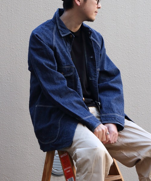 orSlow(オアスロウ)の「orSlow/オアスロウ 1950'S デニム カバーオール 1950'S COVERALL(デニムジャケット・メンズ・ワンウォッシュ・2/3)」の7枚目の写真
