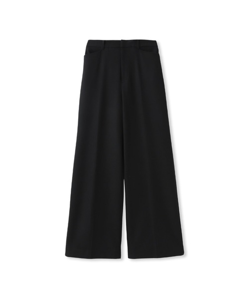 LAUTREAMONT(ロートレアモン)の「両面起毛ワイドパンツ≪ストレッチ≫(その他パンツ・レディース・グレー系その他/ブラック/ネイビー/ライトグレー/オフホワイト・7号/11号/9号)」の12枚目の写真