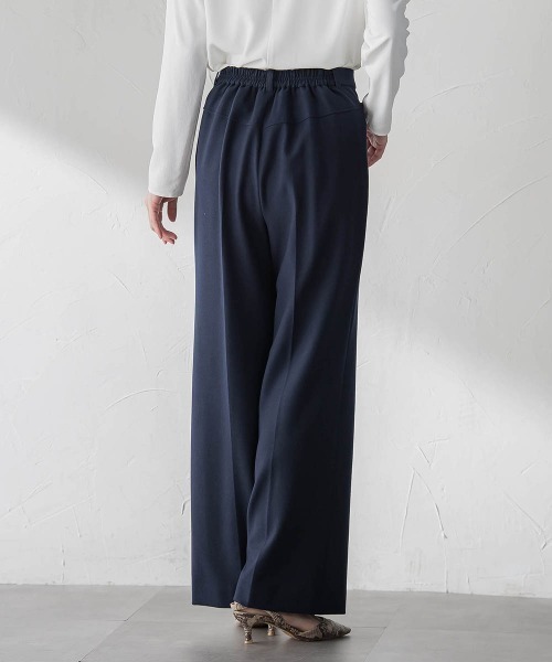 LAUTREAMONT(ロートレアモン)の「両面起毛ワイドパンツ≪ストレッチ≫(その他パンツ・レディース・グレー系その他/ブラック/ネイビー/ライトグレー/オフホワイト・7号/11号/9号)」の16枚目の写真