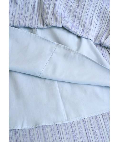 LUDICRUM(ルーディクルム)の「Vneck drawstring dress(ワンピース・レディース・ブラック/オフホワイト/ラベンダー・M/S)」の15枚目の写真