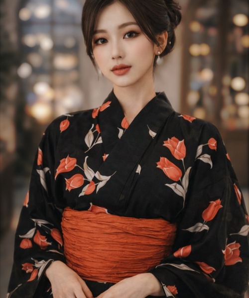 デザインが選べる『浴衣と帯』すぐに使えるお得な2点SETです。（浴衣