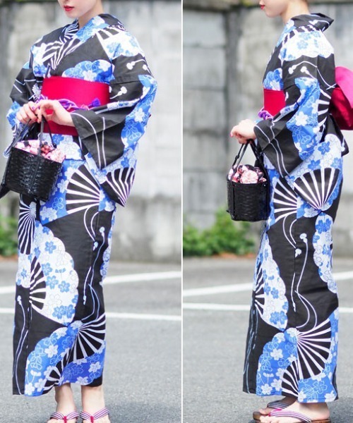 デザインが選べる『浴衣と帯』すぐに使えるお得な2点SETです。（浴衣