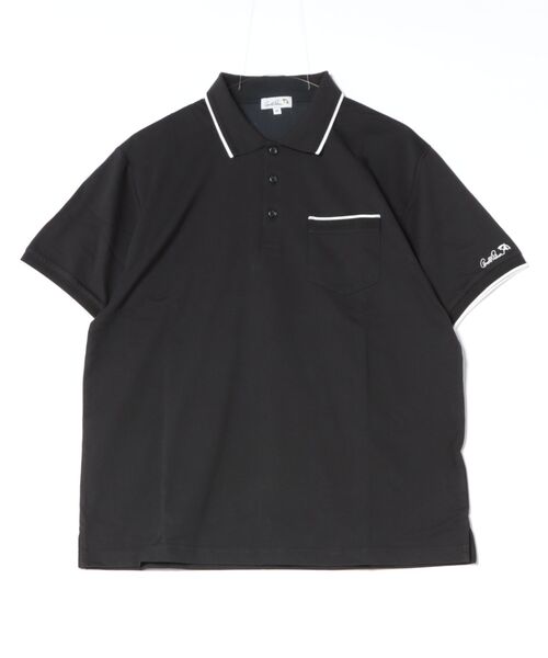 Arnold Palmer(アーノルドパーマー)の「プレーティング 天竺 ジャガードリブ ポロシャツ(ポロシャツ・メンズ・ミント/ブラック/ホワイト・M/LL/L)」の17枚目の写真