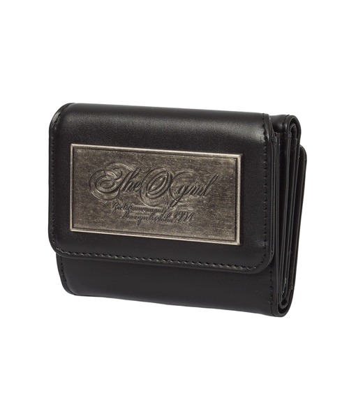 X-girl（エックスガール）の「METAL PLATE MINI WALLET（財布・レディース・ライトブルー/ブラック/ブラウン・ONE SIZE）」の4枚目の写真
