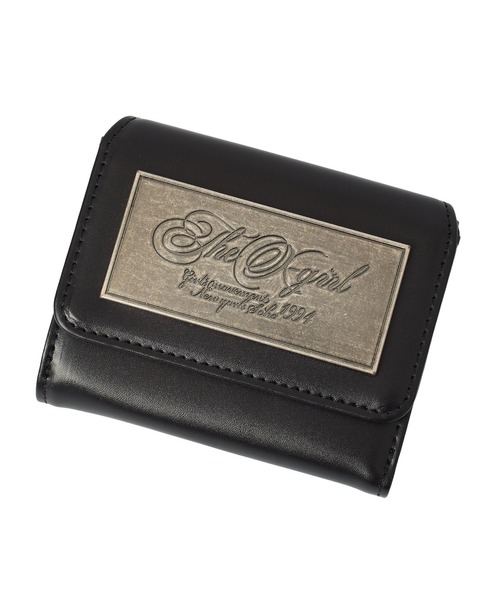 X-girl（エックスガール）の「METAL PLATE MINI WALLET（財布・レディース・ライトブルー/ブラック/ブラウン・ONE SIZE）」の6枚目の写真