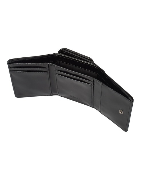X-girl（エックスガール）の「METAL PLATE MINI WALLET（財布・レディース・ライトブルー/ブラック/ブラウン・ONE SIZE）」の8枚目の写真