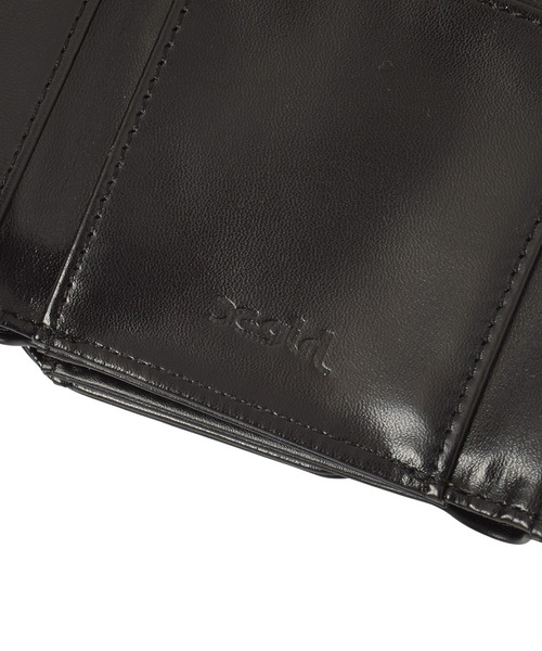 X-girl（エックスガール）の「METAL PLATE MINI WALLET（財布・レディース・ライトブルー/ブラック/ブラウン・ONE SIZE）」の9枚目の写真