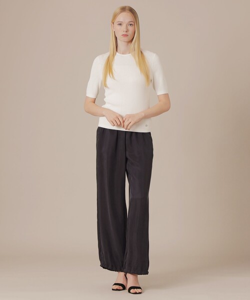 MACKINTOSH LONDON(マッキントッシュ ロンドン)の「ハイツイストコットンニットプルオーバー(ニット/セーター・レディース・イエロー/ブラック/パープル系その他/ホワイト系その他・38/40)」の16枚目の写真