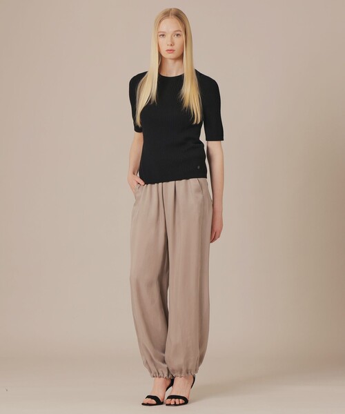 MACKINTOSH LONDON(マッキントッシュ ロンドン)の「ハイツイストコットンニットプルオーバー(ニット/セーター・レディース・イエロー/ブラック/パープル系その他/ホワイト系その他・38/40)」の15枚目の写真