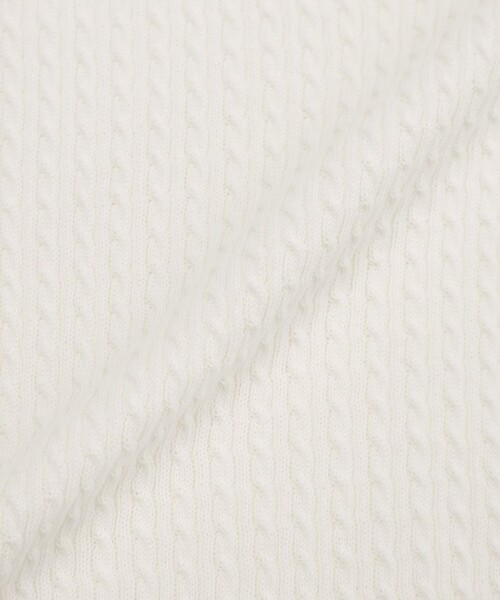 MACKINTOSH LONDON(マッキントッシュ ロンドン)の「ハイツイストコットンニットプルオーバー(ニット/セーター・レディース・イエロー/ブラック/パープル系その他/ホワイト系その他・38/40)」の8枚目の写真